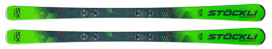 Lyže Laser SX + Vázání SRT12 + Deska SRT Speed D20, Zelená, Černá 2022/23