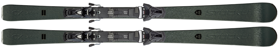 Lyže Laser CX Orea + Vázání SRT12 + Deska SRT Speed D20, Černá mat, lesk 2022/23