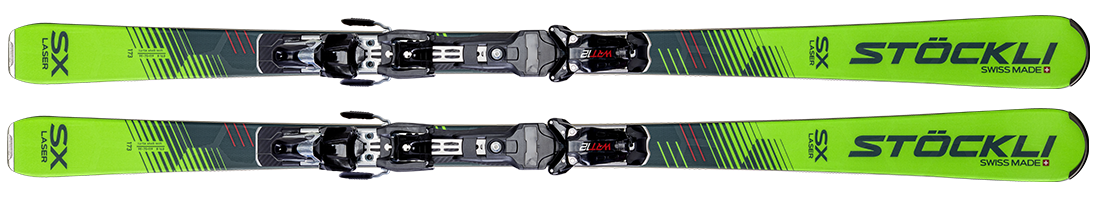 Lyže Laser SX + Vázání WRT 12 FF + Deska WRT D20, Černá