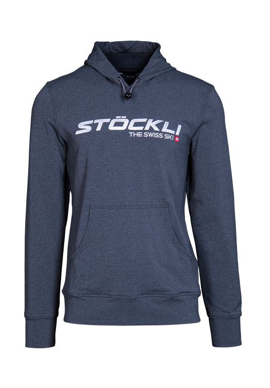 Pánská mikina s kapucí, antracit, melange 2022/23