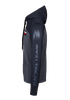 Pánská mikina fullzip s kapucí, antracit, černá 2022/23