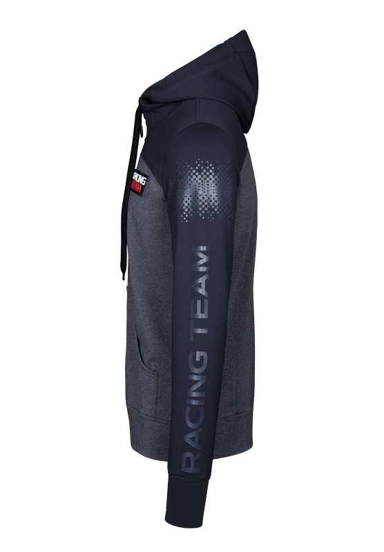 Pánská mikina fullzip s kapucí, antracit, černá 2022/23