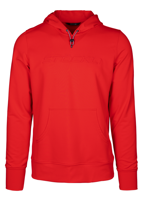 Pánská mikina s kapucí, červená 2022/23