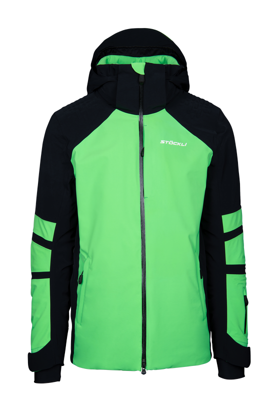 Pánská lyžařská bunda RACE, zelená, černá 2022/23