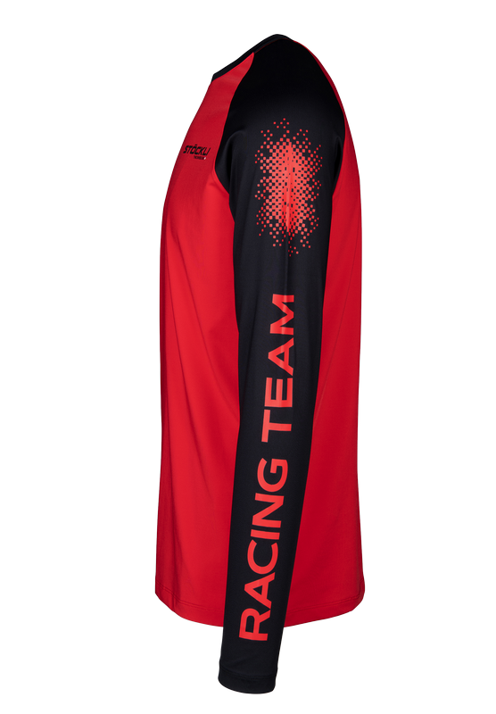 Pánské tričko s dlouhým rukávem WRT, červená, černá 2022/23