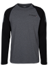 Pánské tričko s dlouhým rukávem, antracit, černá 2022/23