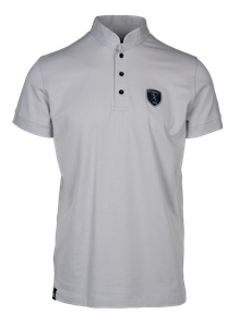 Pánské polo tričko, stříbrná