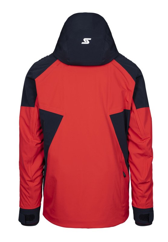 Pánská lyžařská bunda RACE, červená, černá 2023/24