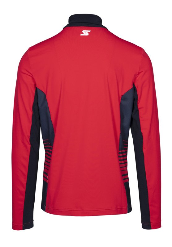 Pánské funkční tričko s dlouhým rukávem WRT, červená, černá 2023/24