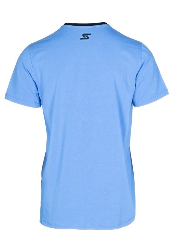 Pánské tričko s kapsou, azurová 2023/24