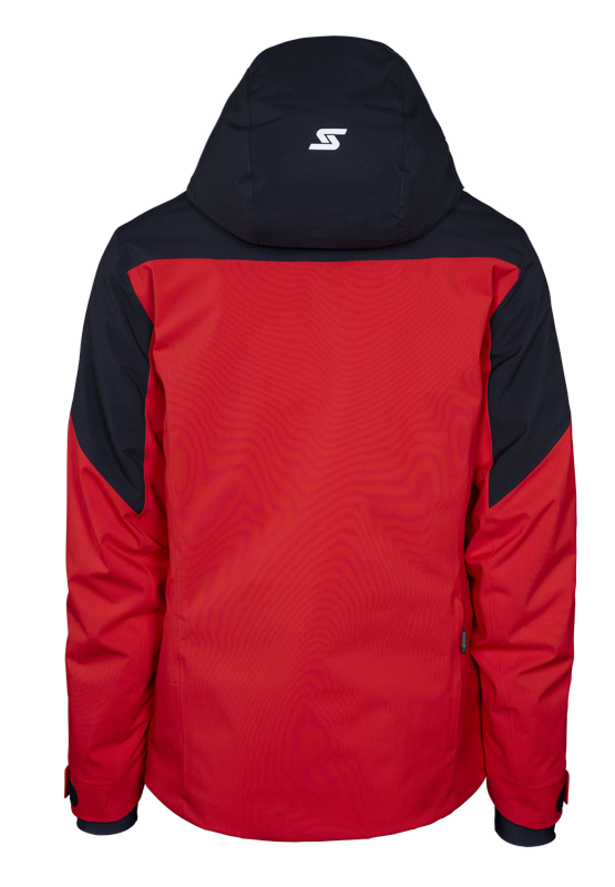 Pánská lyžařská bunda RACE, červená, černá 2024/25