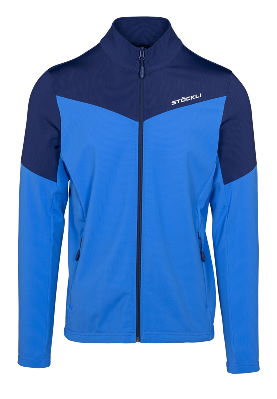 Pánská mikina Technostretch, azurově modrá, námořnická modř 2024/25