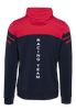 Pánská mikina fullzip s kapucí WRT, černá, červená 2024/25