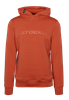 Pánská mikina s kapucí oranžová, černá 202/25