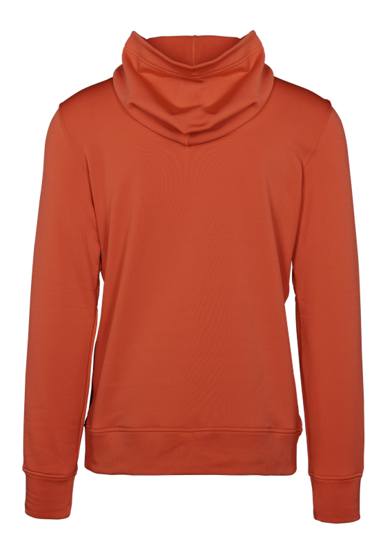 Pánská mikina s kapucí oranžová, černá 202/25