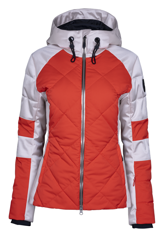 Dámská lyžařská bunda STYLE, oranžová, lasturová 2024/25