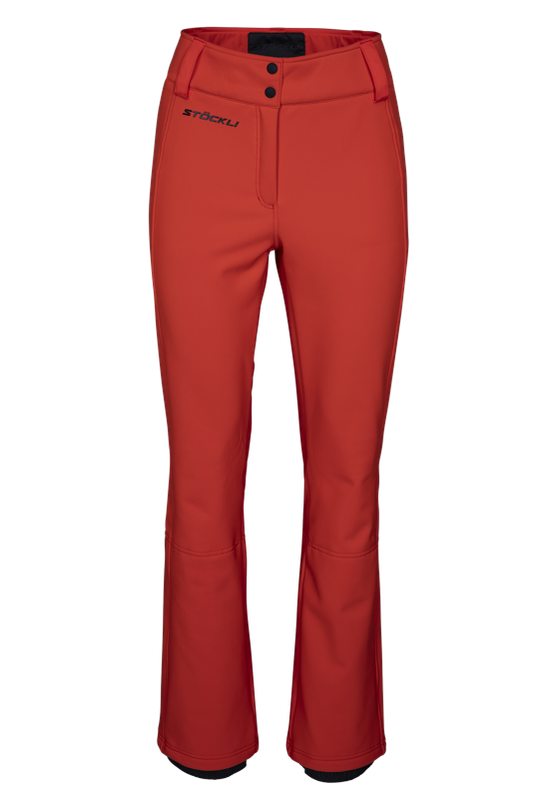 Dámské lyžařské kalhoty STYLE, oranžová 2024/25