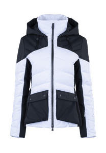 Lyžařská bunda Style – bílo-černá