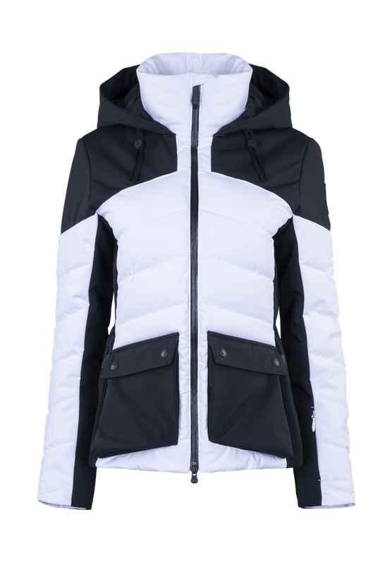 Lyžařská bunda Style – bílo-černá