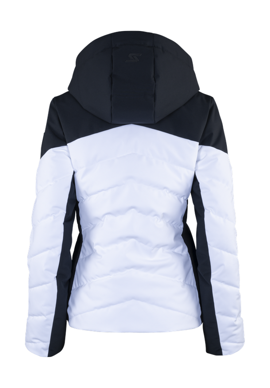 Lyžařská bunda Style – bílo-černá