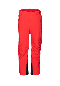 Pánské lyžařské kalhoty fullzip, červená 2022/23