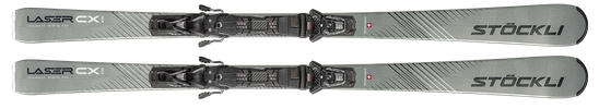 Lyže Stöckli Laser CX + vázání MC11 + deska MC D20 – černá 2025/26