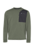 Pánský svetr Stöckli Crewneck melange – mechově zelená 2026/27