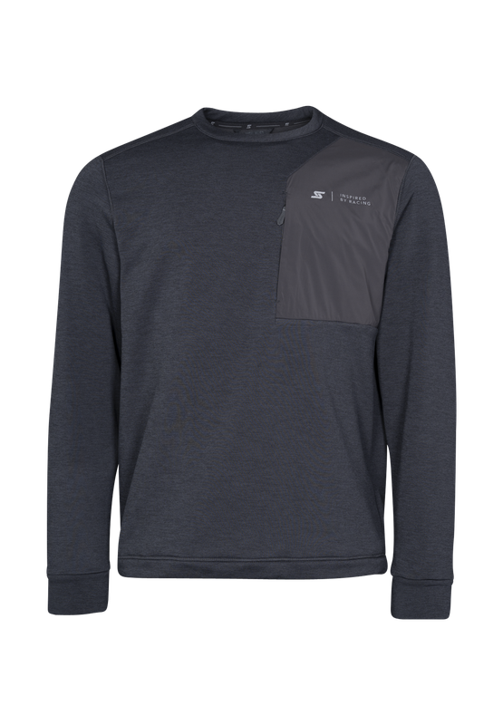 Pánský svetr Stöckli Crewneck melange – černá 2026/27