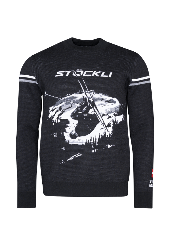 Pánský svetr Stöckli Retro – černá 2026/27