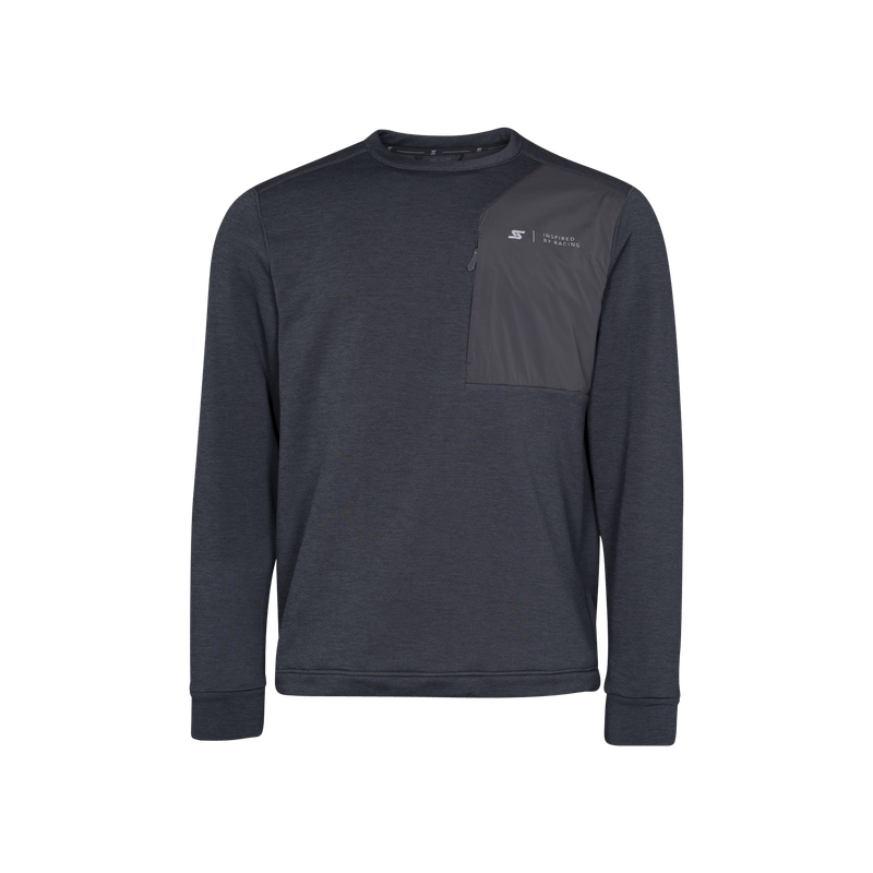 Pánský svetr Stöckli Crewneck melange – černá 2026/27