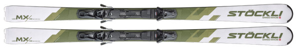 Lyže Stöckli Laser MX + vázání SRT12 + deska SRT Speed D20 – černá matná/lesklá 2026/27