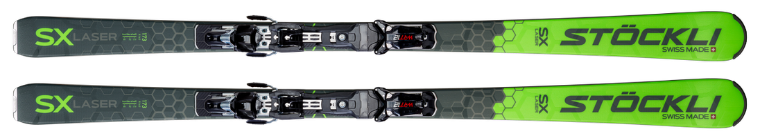 Laser SX + Vázání WRT 12 FF + Deska WRT D20, černá