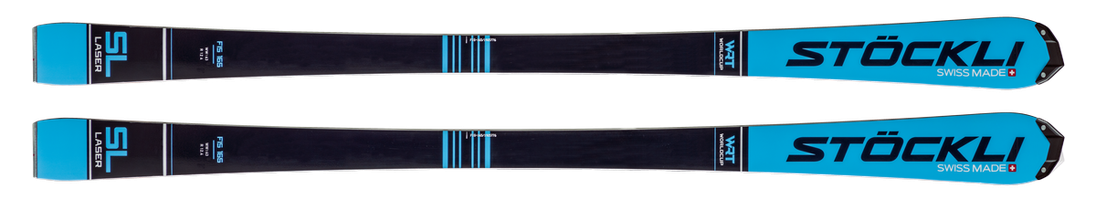 Dětské lyže Laser WRT SL FIS + Vázání WRT 10 + Deska WRT Kids D41, černá, bílá 2020/21