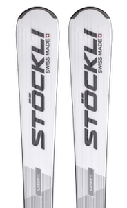Lyže Stöckli Laser SC + vázání SRT12 + deska SRT Carbon D20 – černá matná/lesklá 2026/27