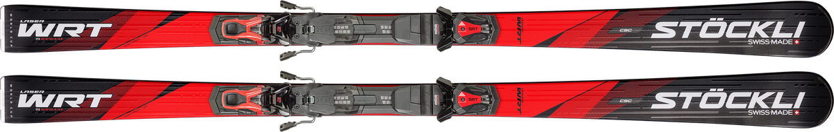 Lyže Stöckli Laser WRT + vázání SRT12 + deska SRT Carbon D20 – červená 2026/27