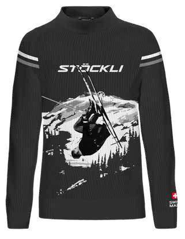Pánský svetr Stöckli Retro – černá 2026/27