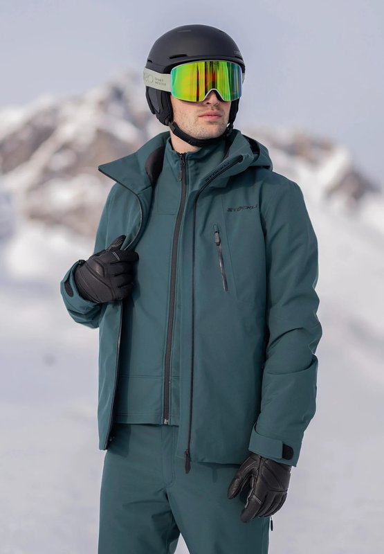 Lyžařská bunda Race – borovicově zelená