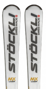 Dámské lyže Laser MX + Vázání SRT12 + Deska SRT Carbon D20, černá mat, lesk