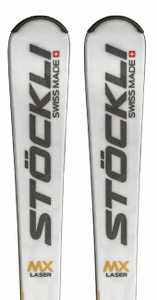 Dámské lyže Laser MX + Vázání MC12 + Deska MC Freeflex D20, černá mat, lesk