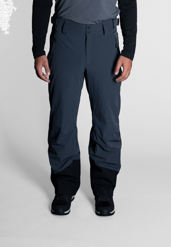 Pánské lyžařské kalhoty fullzip, antracitová 2020/21