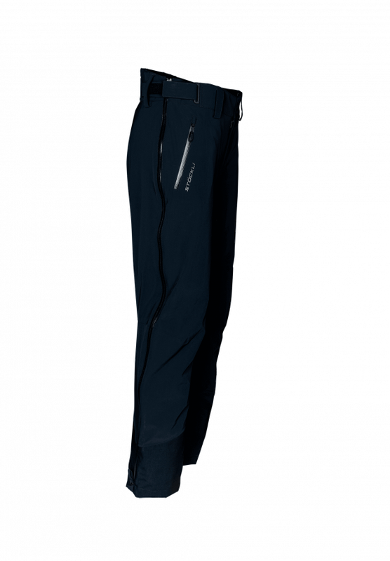 Pánské lyžařské kalhoty fullzip, černá 2020/21