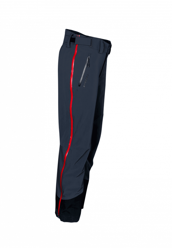 Pánské lyžařské kalhoty fullzip, antracitová 2020/21