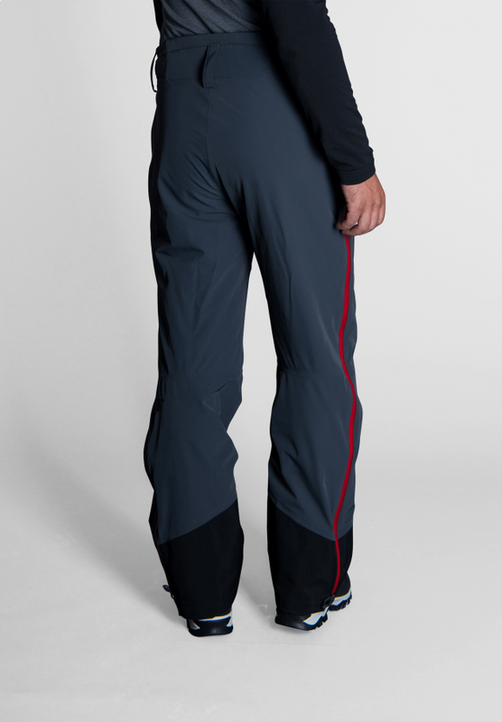 Pánské lyžařské kalhoty fullzip, antracitová 2020/21