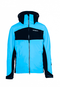 Pánská lyžařská bunda RACE, světle modrá, černá