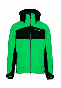 Pánská lyžařská bunda RACE, zelená, černá