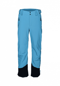Pánské lyžařské kalhoty fullzip, lightsteel