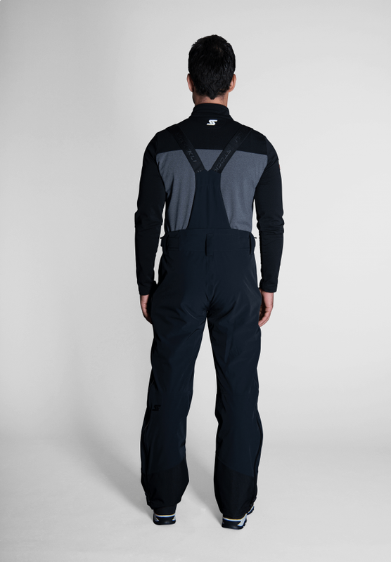 Pánské lyžařské kalhoty fullzip, černá 2020/21