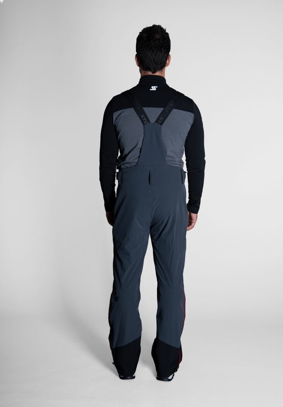 Pánské lyžařské kalhoty fullzip, antracitová 2020/21
