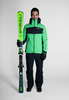 Pánská lyžařská bunda RACE, zelená, černá 2020/21