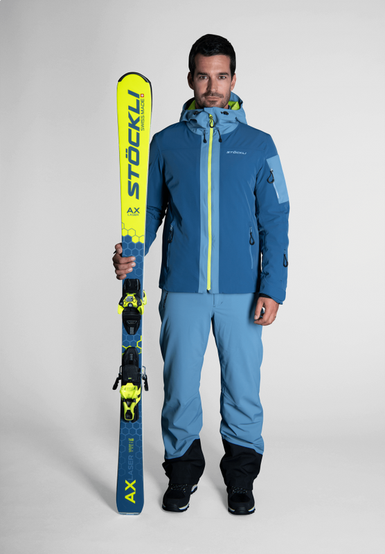 Pánská lyžařská bunda SPORT, darksteell, lightsteel padded 2020/21